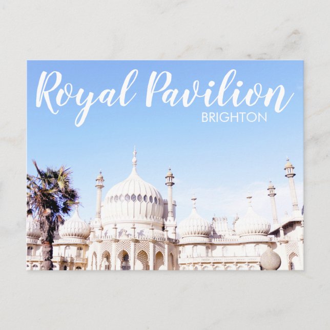 Royal Pavilion Brighton England TRAVEL Vykort (Framsida)