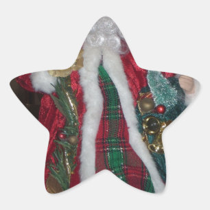 Royal Play Hohoho Santa God jul Stjärnformat Klistermärke