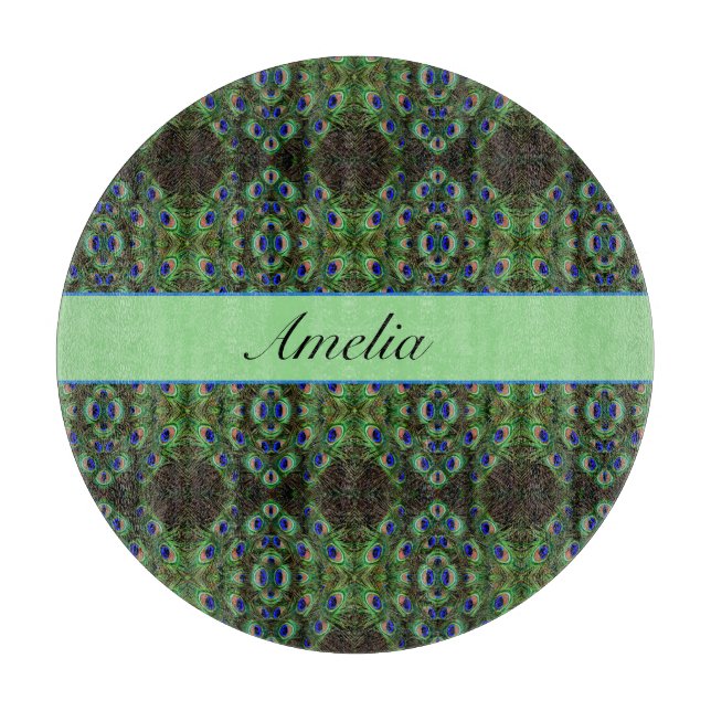 Royal Plumage - Luxe Peacock Feather Mönster (Framsidan)