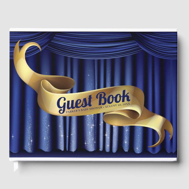 Royal Prince Baby Shower Guest Bok (Framsida)