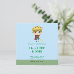 Royal Prince Birthday-inbjudan Inbjudningar