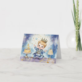 Royal Prince Birthday-inbjudan Kort
