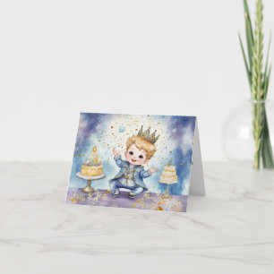 Royal Prince Birthday-inbjudan Kort