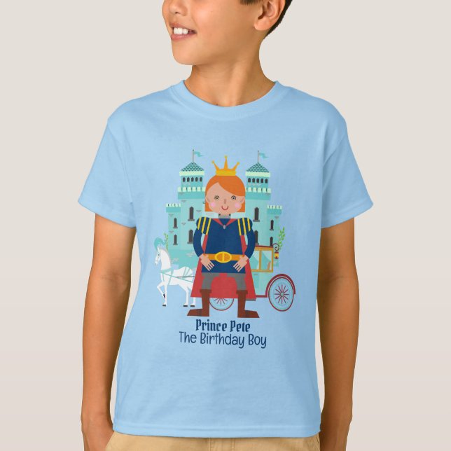 Royal Prince-Födelsedagsfest T Shirt (Framsida)