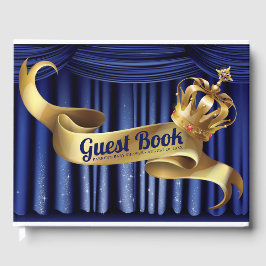 Royal Prince Krona Baby Shower Guest Bok