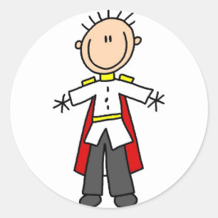 Royal Prince Sticker Runt Klistermärke