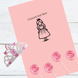 Royal Princess Customizable Rubber Stamp Stämpel