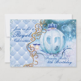 Royal Princess Födelsedagsfest inbjudan