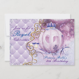 Royal Princess Födelsedagsfest inbjudan