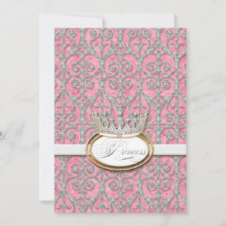 Royal Princess Krona Flicka Birth Notice Meddelande