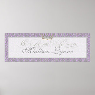 Royal Princess Krona Flicka Room Namn Poster