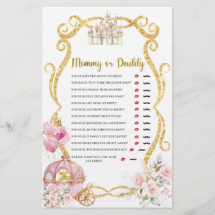 Royal Princess Rosa Carriage Mamma eller pappa Gam