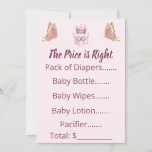 Royal Princess Rosa Guld Pris är Rätt Spel Inbjudningar