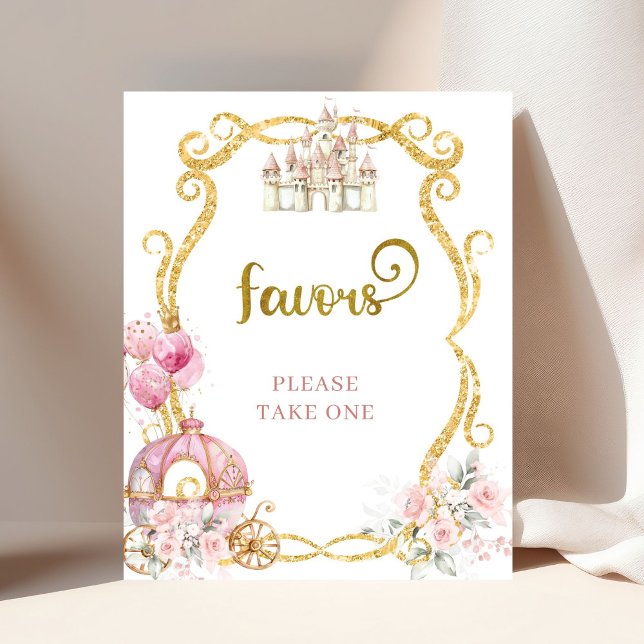 Royal Princess Rosa Pumpkin Carriage Favors Poster (Skapare uppladdad)