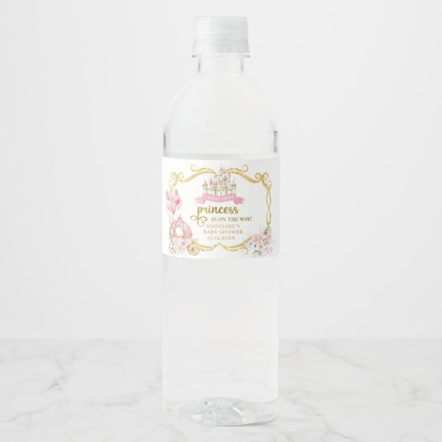 Royal Princess Rosa Pumpvagn Flaska Etikett (Framsida)