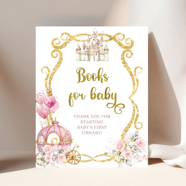 Royal Princess Rosa vagn böcker för bebis affisch (Skapare uppladdad)