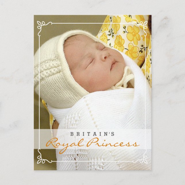 Royal Princess - William & Kate Vykort (Framsida)