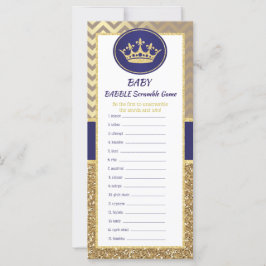 Royal prins Baby Babble Ord Scramble Game