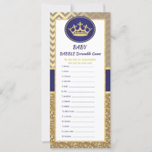 Royal prins Baby Babble Ord Scramble Game