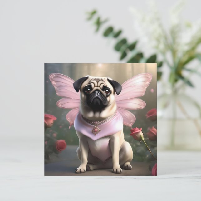 Royal Pug: Princess Fairy of Enchanted Realms Spara Datumet (Stående Fram)