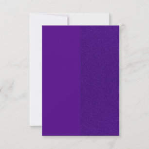 Royal Purple Split‑Glitter Svarskort - Anpassat OSA Kort
