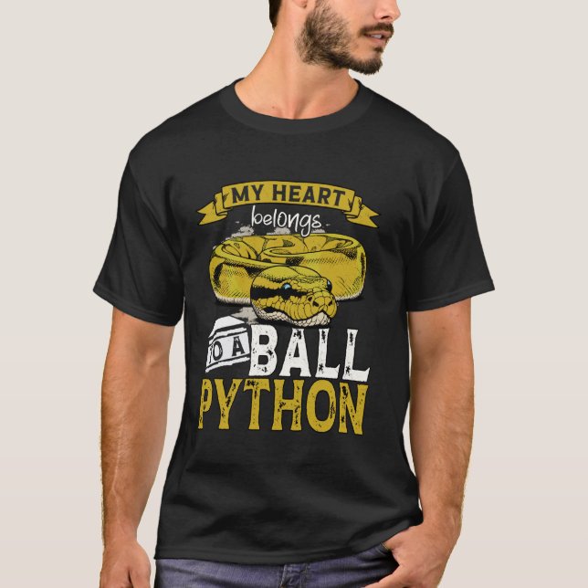 Royal Python Storlek Älskare Tank Morphs Startkit  T Shirt (Framsida)