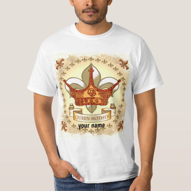 Royal Queen Mor anpassningsbar T Shirt (Framsida)