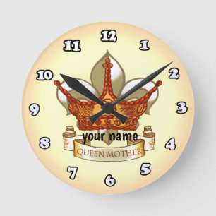 Royal Queen Mor Rund Klocka