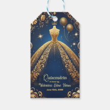 Royal Quinceañera Guld och Princess Theme