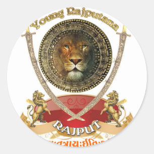 ROYAL RAJPUT RAJASTHAN RUNT KLISTERMÄRKE
