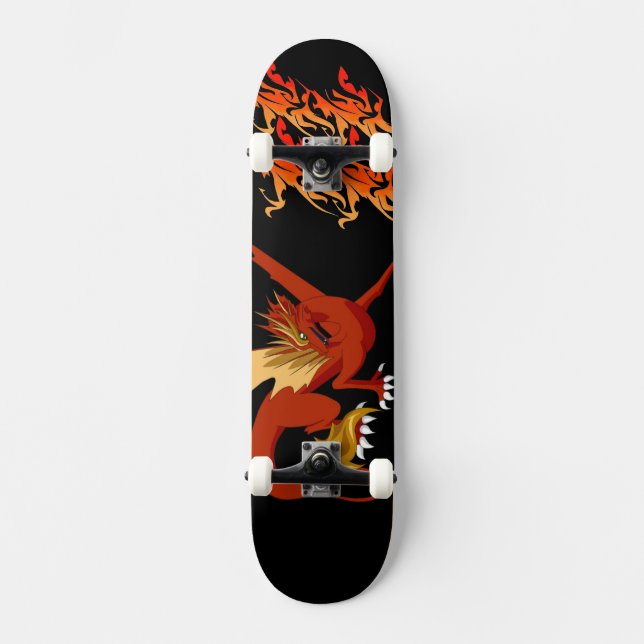Royal Red Dragon Skateboard (Framsida)