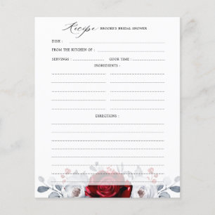 Royal Red White Silver Metallic Möhippa