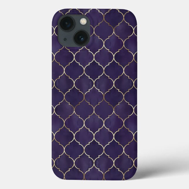 Royal Rhythms: Lila andalusisk marockansk geometri (Baksida)