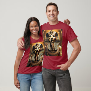 **"Royal Roar: Golden Pharaoh Lejon"** T Shirt