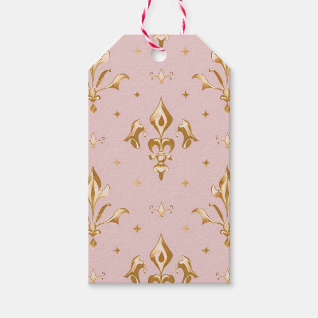 Royal Rosa Gift-kort Presentetikett (Framsidan)