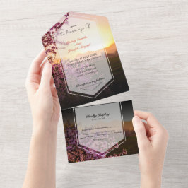 Royal Rosa Ros Allt I Ett Inbjudan