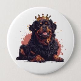 Royal Rottweiler Hund Queen Krona Knapp