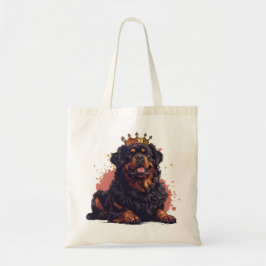 Royal Rottweiler Hund Queen Krona Tygkasse