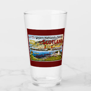 Royal Route of Scotland Summer Tours Vintage Glaskopp