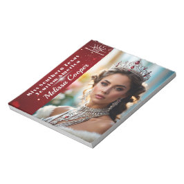 Royal Ruby Shimmer Pageant Autografblock Anteckningsblock