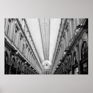 Royal Saint Hubert Galleries, Bryssel, Belgien Poster