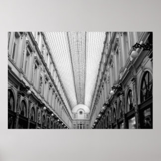 Royal Saint Hubert Galleries, Bryssel, Belgien Poster