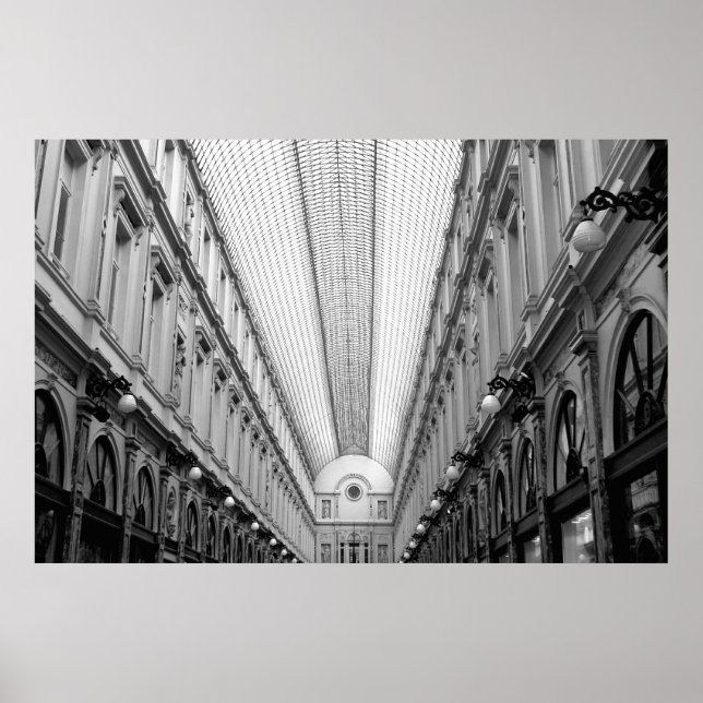 Royal Saint Hubert Galleries, Bryssel, Belgien Poster (Framsidan)