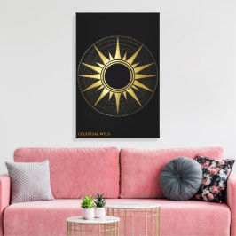 Royal Saturn Himmelsbana Galleri Canvas Wrap
