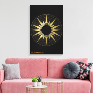 Royal Saturn Himmelsbana Galleri Canvas Wrap
