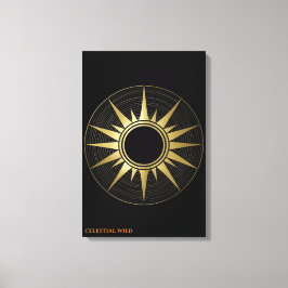 Royal Saturn Himmelsbana Galleri Canvas Wrap