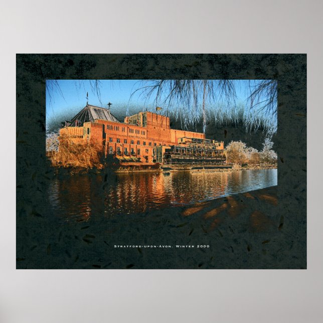 Royal Shakespeare Theater, Stratford-upon-Avon. Poster (Framsidan)