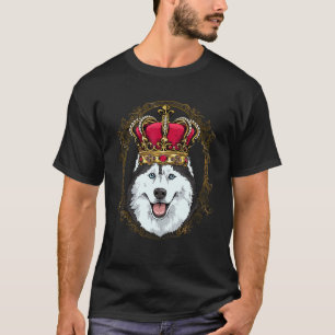 Royal Siberian husky Kung drottning Princess Husky T Shirt