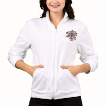 Royal Snowflake Zip-up Jacka
