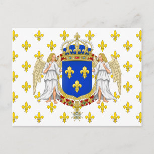 Royal standard för Konungariket Frankrike, Frankri Vykort